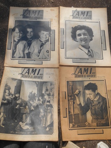 Lot revues scout ancienne - lot,