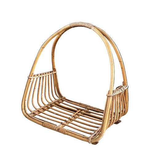 Porte bûches bambou - bûches, en