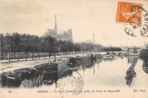 Cpa amiens le port - amiens, /