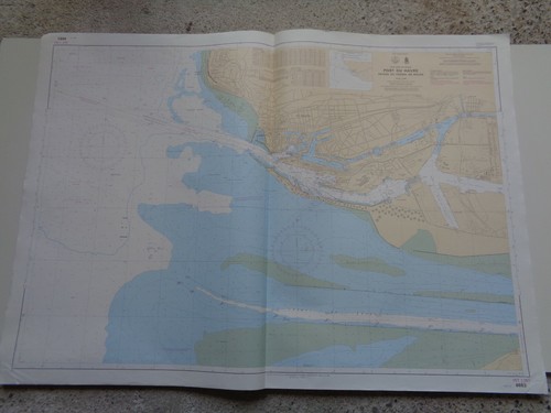 Carte marine maritime port - du,