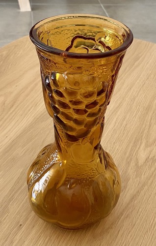 Vase italien marron verre - italien,