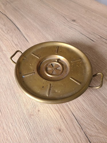 Antique brass flat heater - flat,