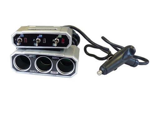 Triple prise allume - , 5a