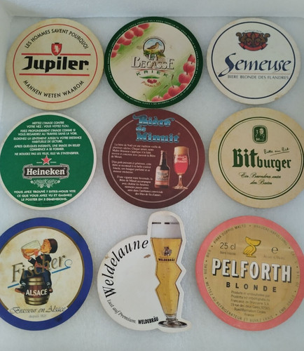 Lot sous bock bière - de,