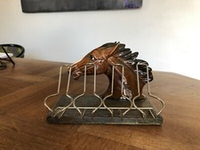 OLD VINTAGE PIPE HOLDER "HORSE HEAD"