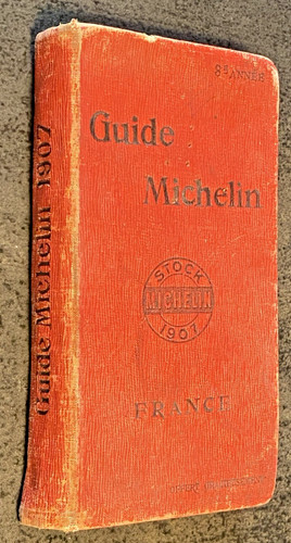Guide michelin rouge 1907 - guide,