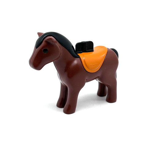 Playmobil 123 cheval brun - playmobil,