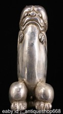 6.8" Ancien Chine Argent Feng
