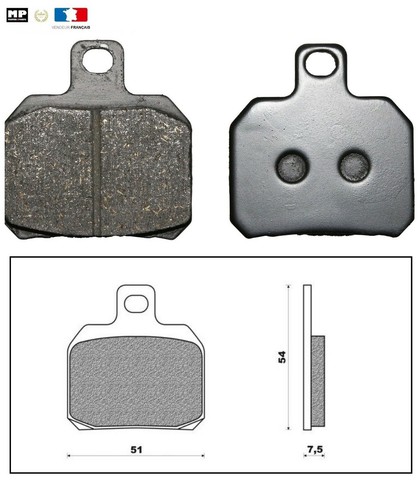 Plaquette frein aprilia tuono - plaquette,