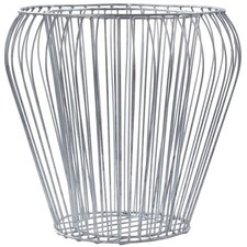 Panier à plantes en gabion KADAX, gabions, rond, en acier galvanisé