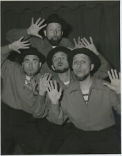 Les 4 Barbus. singers. Parisian Cabarets. Almasy.