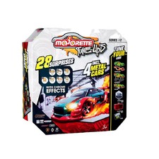 Majorette Série 2 Tune Ups Set de 4 Voitures en Métal Chrome up's + 28 Surprises
