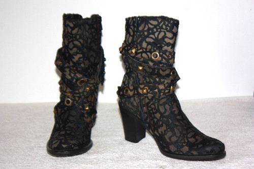 Miss bottines lanières - d,