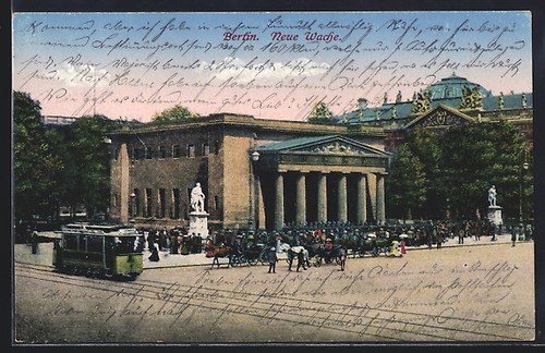 Carte postale berlin tram - postale, berlin,