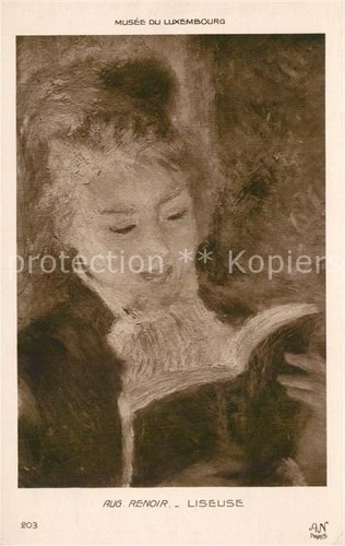 Artist card auguste renoir - auguste,