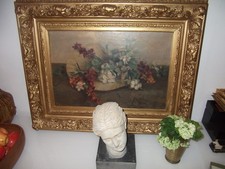 grand tableau huile ancienne
