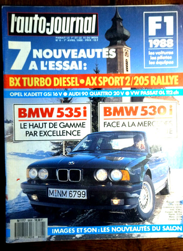 Auto journal 1988 bmw - n°6,