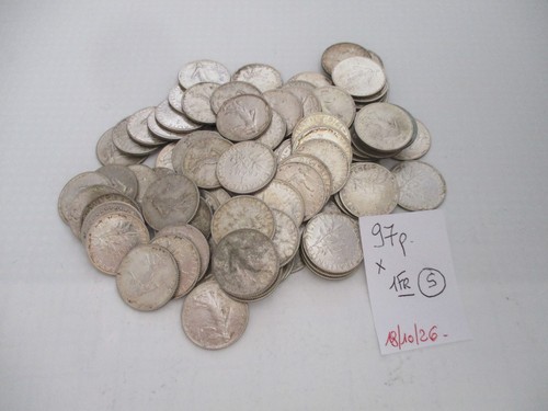 Lot pièces 1 franc - de,