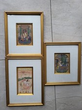 3 tableaux miniatures perses