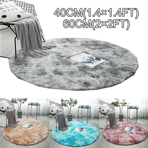 60cm rond cravate peint tapis - 60cm,