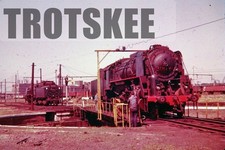 35mm Slide SNCB Belgium Railways Steam Loco 29 016 Scharbeek 1959 Orig Belgian