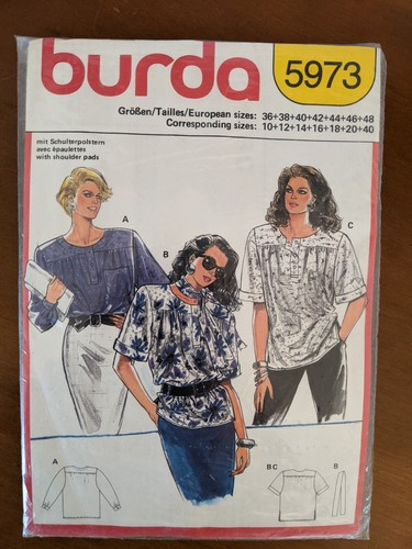 Patron burda 5973 - burda, neuf