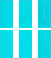 6 Pièces Embosseur Pate a Sucre pour Gâteaux, DIY Moule à Gâteau Fondant, Mou