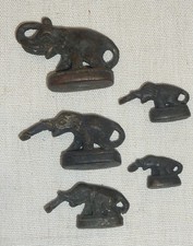 série de 5 poids anciens à