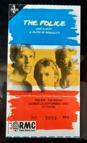 Ticket billet used stub place - billet,