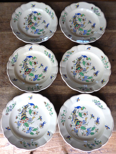 Lot assiettes à soupe - de, 6
