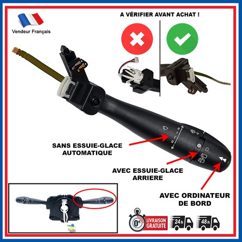 Commodo commande essuie - commande, d'essuie