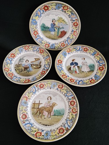 Lot anciennes assiettes - de,