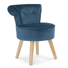 Fauteuil crapaud en velours