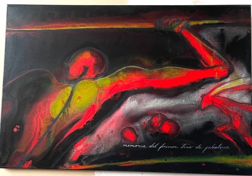 José bedia huile sur toile - josé,