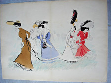 Lithographie entoilée signée