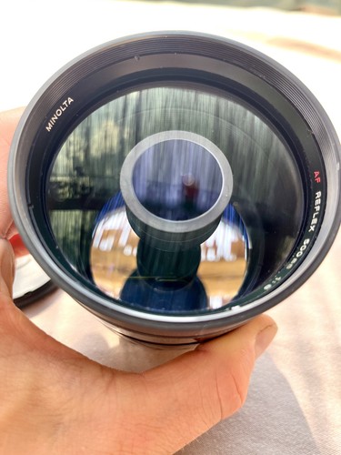 Objectif miroir minolta af - à,
