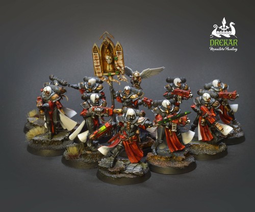 Battle sisters squad adeptus - battle,