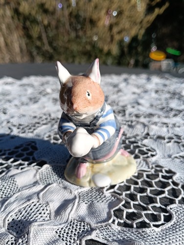 Figurine porcelaine souris - en,