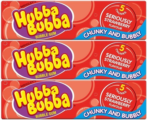 Wrigley hubba bubba - 3x, wrigley's