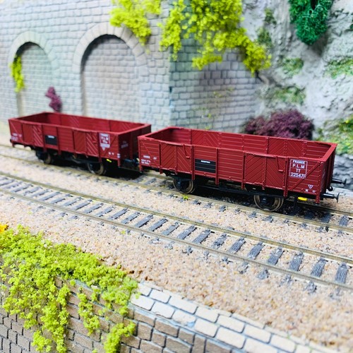 Set wagons tombereau - wagons, plm