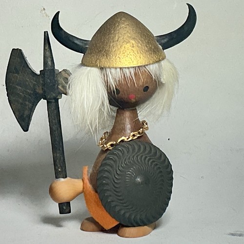 Vintage figurine viking - , en