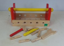 VILLAC Wooden Toys - Tool Box with Some Accessories
