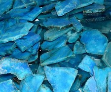 Lot brut de dalles de pierres précieuses aigue-marine brésilienne 3000 ct en ...