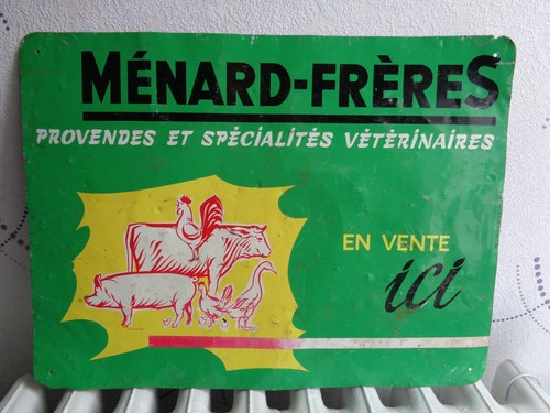 Ancienne tole aluminium menard - ancienne,