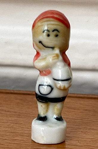 Adorable fève serveuse coupe - fève,
