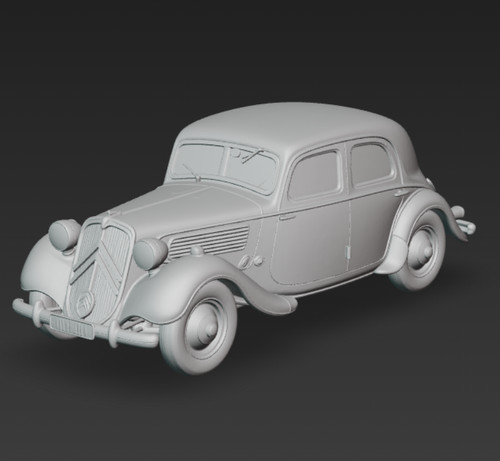Printed 1937 citroen - 3d,