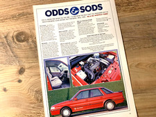 MG MONTEGO TURBO 1998 ORIGINAL CAR MAGAZINE REVIEW ROAD TEST