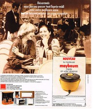 1976 PUBLICITE ADVERTISING 104 MAYBAUM Electric Slow Cooker
