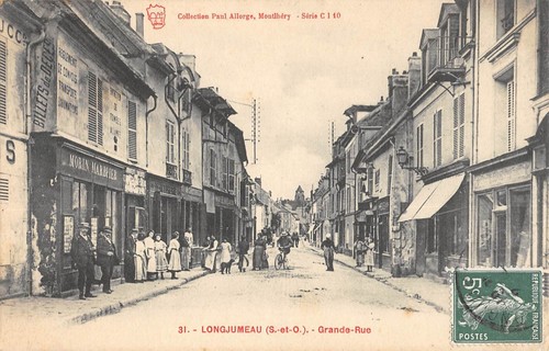 Cpa longjumeau grande rue - cpa, /