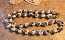 Collier perles verre Murano